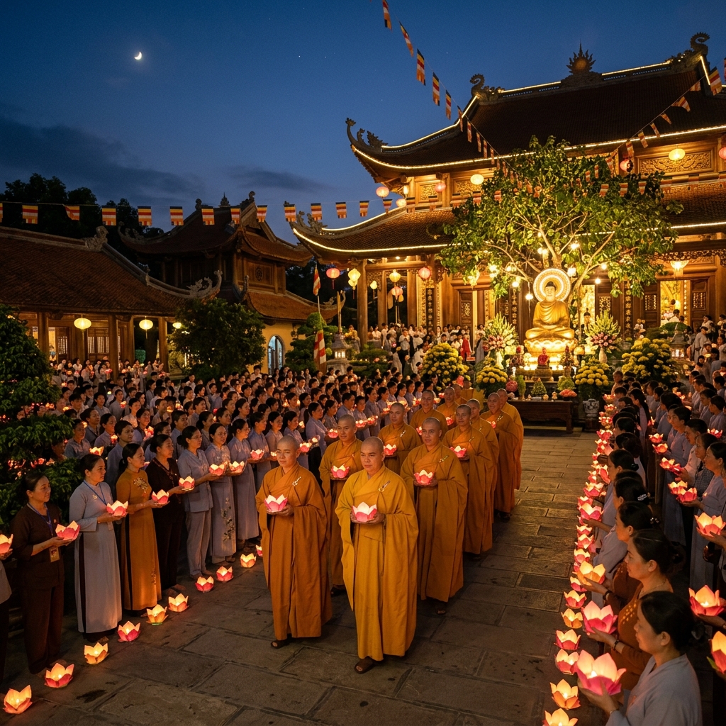 Lễ Phật Đản (Rằm tháng Tư) - Ánh sáng từ bi và trí tuệ