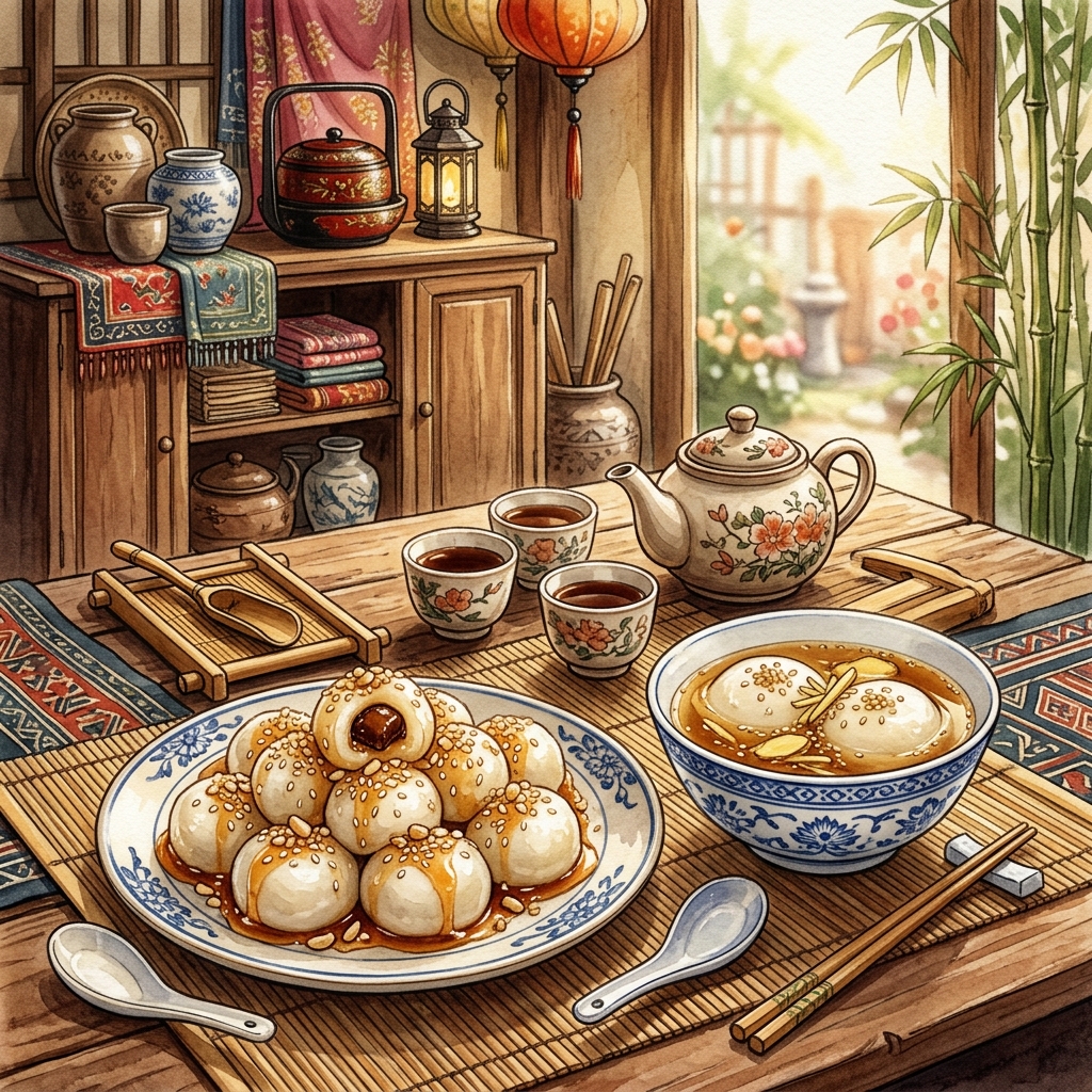 Tết Hàn thực (Mùng 3 tháng 3) - Hương vị bánh trôi, bánh chay